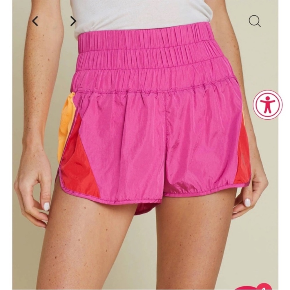 Free People Movement Colorblock the way home shorts